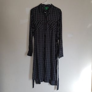 Plaid checkered dress.